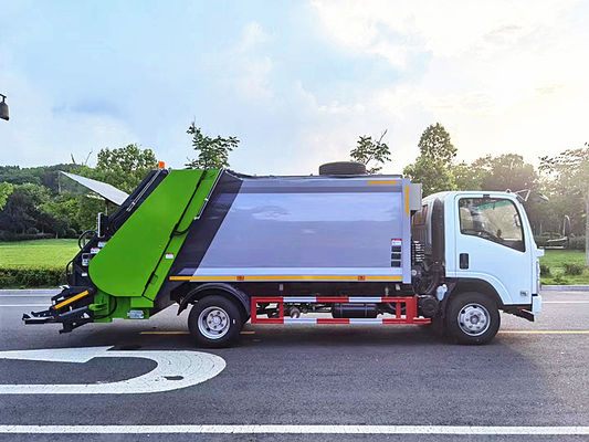 ISUZU Шасси 10м3 Компрессор Мусорный грузовик Мусорный бак Сбор мусора Мусорная машина 8 тонн