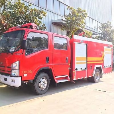 ISUZU 4X2 700P пожарный грузовик Малый пожарный спасательный грузовик 4cbm 5cbm