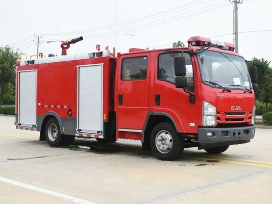 ISUZU 4X2 700P пожарный грузовик Малый пожарный спасательный грузовик 4cbm 5cbm