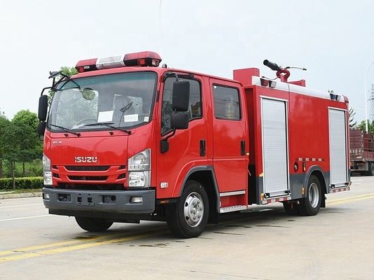 ISUZU 4X2 700P пожарный грузовик Малый пожарный спасательный грузовик 4cbm 5cbm