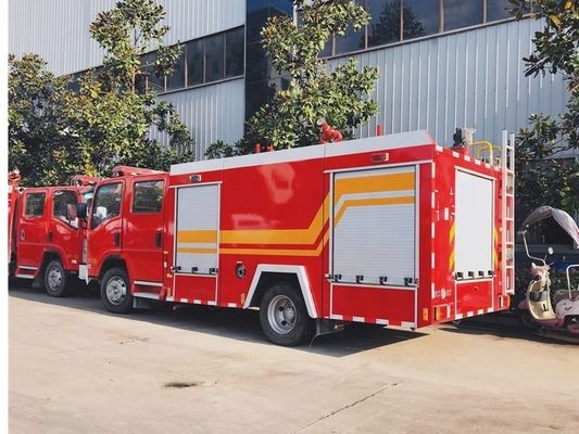 ISUZU 4X2 700P пожарный грузовик Малый пожарный спасательный грузовик 4cbm 5cbm