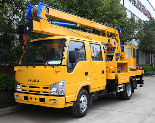 ISUZU Sinotruk Шасси Воздушный рабочий грузовик 12 складной бум Воздушный рабочий автомобиль с заводской ценой